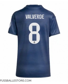 Günstige Real Madrid Federico Valverde #8 Auswärtstrikot Damen 2025-26 Kurzarm